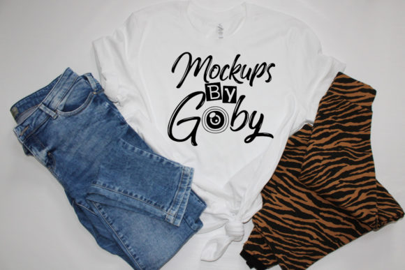 Download White T-shirt Mockups, Jeans Template, - Premium Bundle